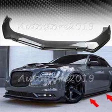 For Chrysler 300 Carbon Fiber Front Bumper Lip Body Spoiler Splitter Body Kit