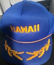 Vintage Hawaii USA Scrambled Eggs Trucker Hat Snapback Dad Cap