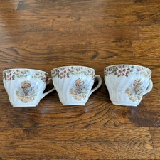 3 Churchill Myott Factory Thanksgiving Cups Archive Illustration