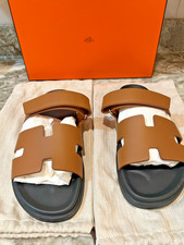 Hermes Size 43EU 2025 Natural Calfskin Men's Chypre Sandals US Size 10