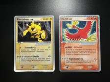 Zwei Pokemon Karten Electabuzz ex und Ho-Oh ex Holo Ita