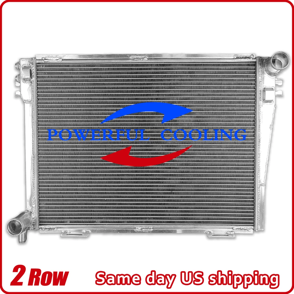 Radiador completo de aluminio para BMW 3 E30 320i 323i 325i 325ix 325e M20 MT 1982-1993 Foto 2 de 4