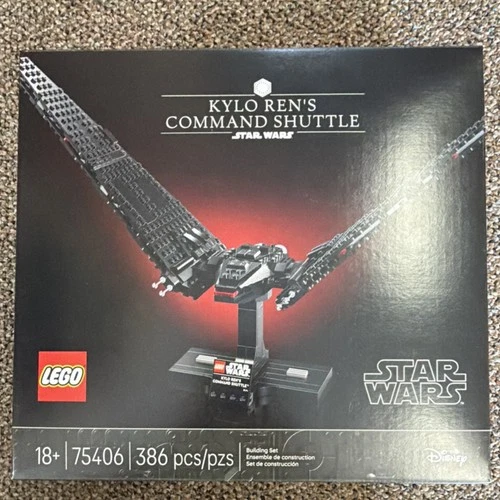 LEGO Star Wars Kylo Ren's Command Shuttle 75406 Complete Set, 386 Pieces, Boxed