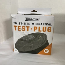 Test Tite 6" Twist-Tite ABS Mechanical Test Plug w/ Oversized Wing Nut 83596