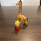 Vintage Fisher Price Little People Circus Giraffe And Clown