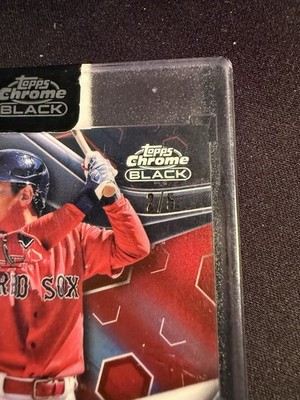 Masataka Yoshida Rookie Auto Red /5 2023 Topps Chrome Black RC Red