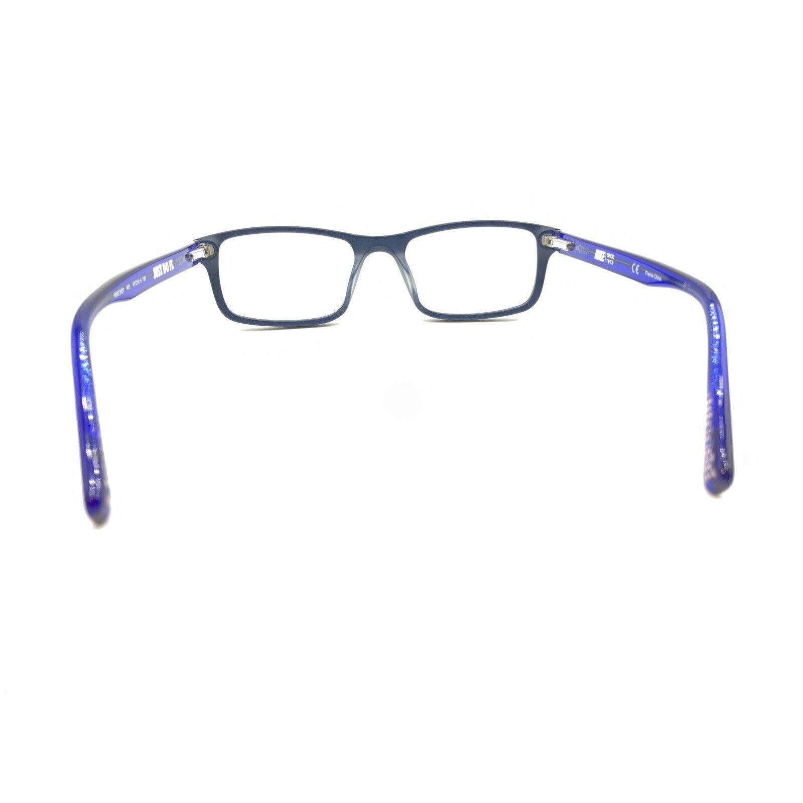 Nike 5537 401 Matte Navy Blue Eyeglasses Frames 47-16 130 Designer Kids Youth thumbnail 5