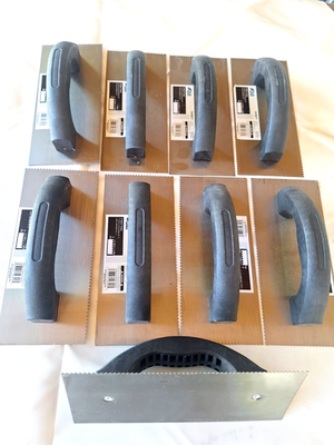 #ad #ad Blue Hawk Tools Dual U Notched TROWEL 1 16quot;x1 16quot; x 3 32quot; $23.00