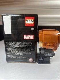 Black Widow Lego Kit 41591 Brickheadz with Box & Instruction Manual(used)open B