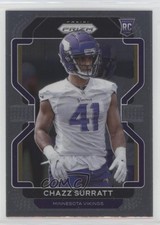 2021 Panini Prizm Rookie Chazz Surratt #419 8x7