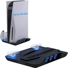 Mcbazel Cooling Fan and Dual Controller Charger Station for PS5 Console, Cooler 