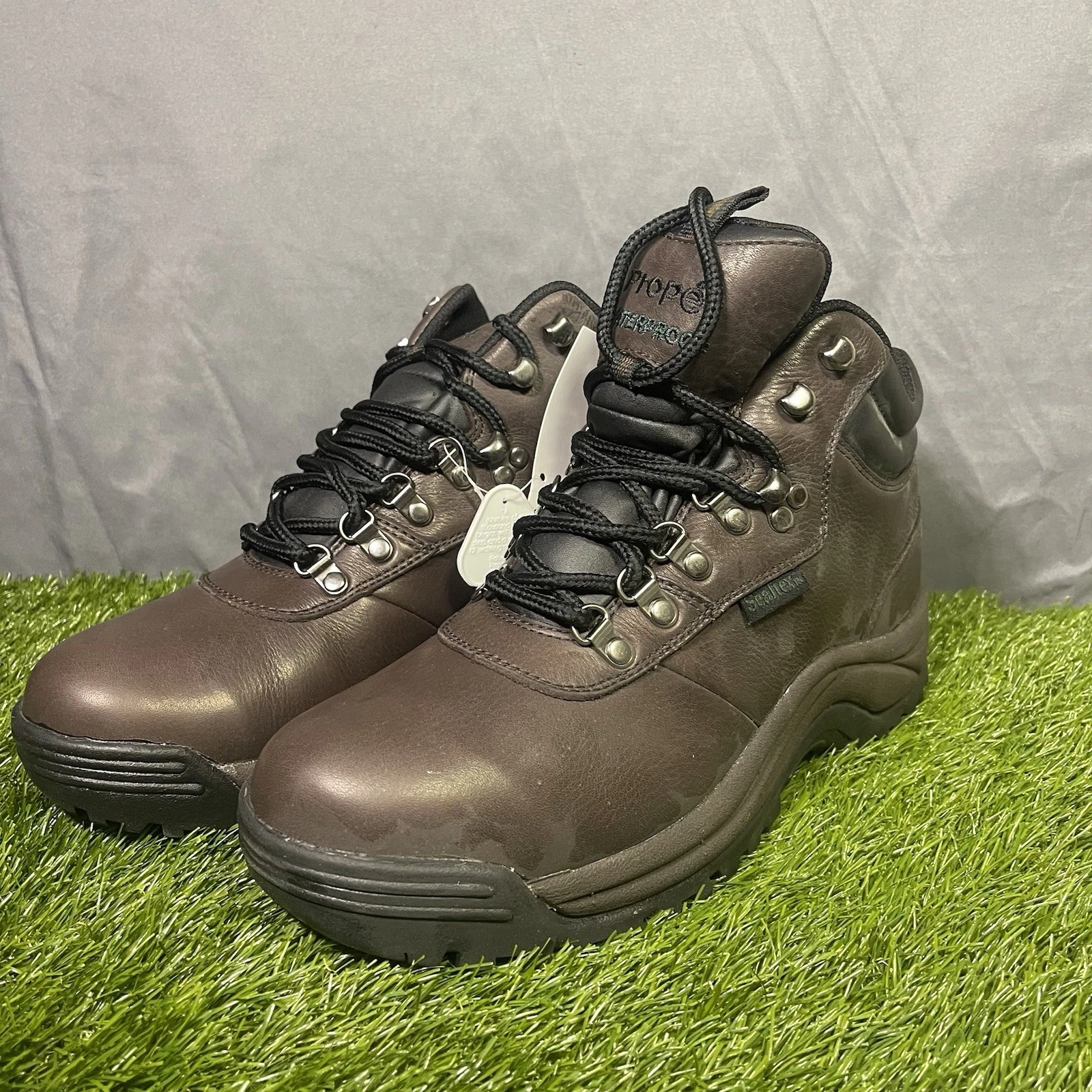 Propet Cliff Walker Round Toe Hiking Mens Brown Casual Boots M3188-BRO Sz 10