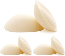 Super Thick Bra Pads Inserts 3 Pairs Removable Breast Enhancers Push Up Bra Cups