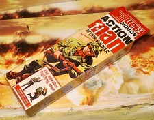 Vintage Action Man 40th 1st Issue Soldier *Empty Box*Not Mint Has Foxing Fading*