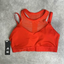 NEW Adidas x Ivy Park Size XL High Neck Sheer Bra Sports Bra Beyonce Fashion