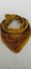 Printed Bandana Bohemian Style 100 Cotton Neck Scarf Boho Hand Block Print Soft