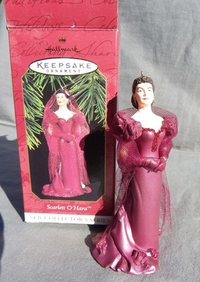 Andenken Ornament SCARLETT O HARA Weihnachten Tannenbaum HALLMARK so viel mit dem Wind
