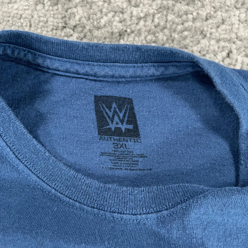 WWE SummerSlam Shirt Mens 3XL Blue Brooklyn NY 2015 Wrestling Brock Lesnar Cena - Image 4 of 4