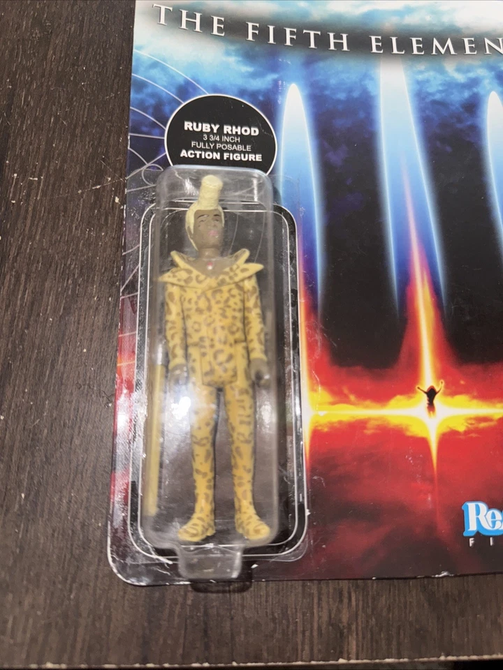 TARJETA FIGURA FUNKO REACTION THE QUINTH ELEMENT RUBY RHOD 3.75" - NUEVA Foto 2 de 4