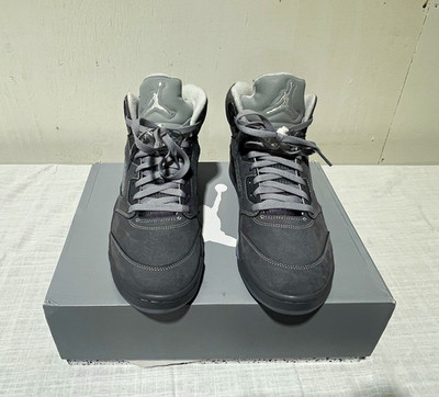   AIR JORDAN 5 RETRO ''WOLF GREY'' - SIZE 11 - LIGHTLY WORN  