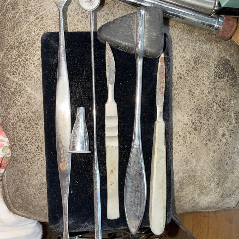 Set Of Antique Medical Tools