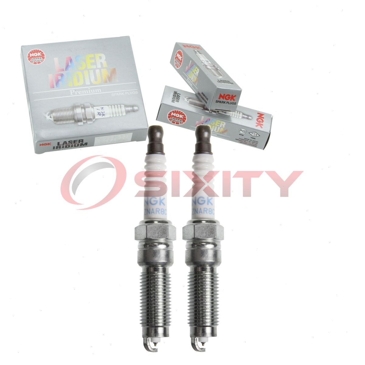 2 pc NGK 93593 SILZNAR8C7H Laser Iridium Spark Plugs for CM5Z-12405-A rp