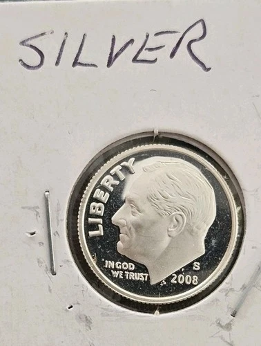 2008 Roosevelt Dime  S - Silver Proof