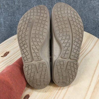 Oofos Recovery Casual Slide Sandals in Light tan/beige mens 10, women’s 12 OOFOS Sandals Mens 10 Womens 12 Beige OOahh Recovery Slides  main image 3