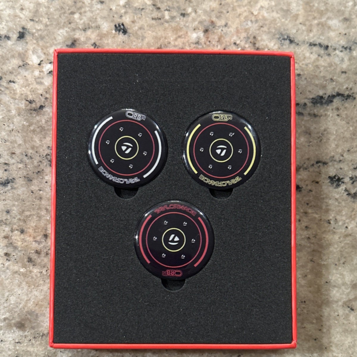 TaylorMade Oracle Red Bull Racing Ball Markers Set of 3 NEW Golf