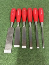 Vintage “FOOTPRINT” Firmer Chisels X6 Different Sizes, Ready To Use!