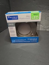 Progress Lighting Mini Flushmount LED 805311 660 Lumens 5.5” Glass LED
