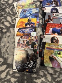 Sega Dreamcast Saturn  Mixed Manual And Case Art Lot Mixed