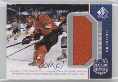 2014 SP Game Used Stadium Series/Winter Classic Materials Jersey Ben Lovejoy 8d2