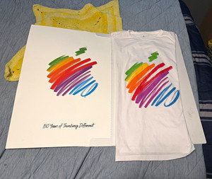 Apple 50th Anniversary Poster | eBay