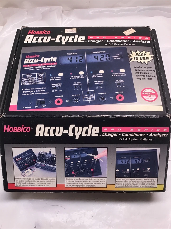 Hobbico HCAP0260 Accu-Cycle Charger, Conditioner, Analyzer NEW IN BOX - Image 4 of 4