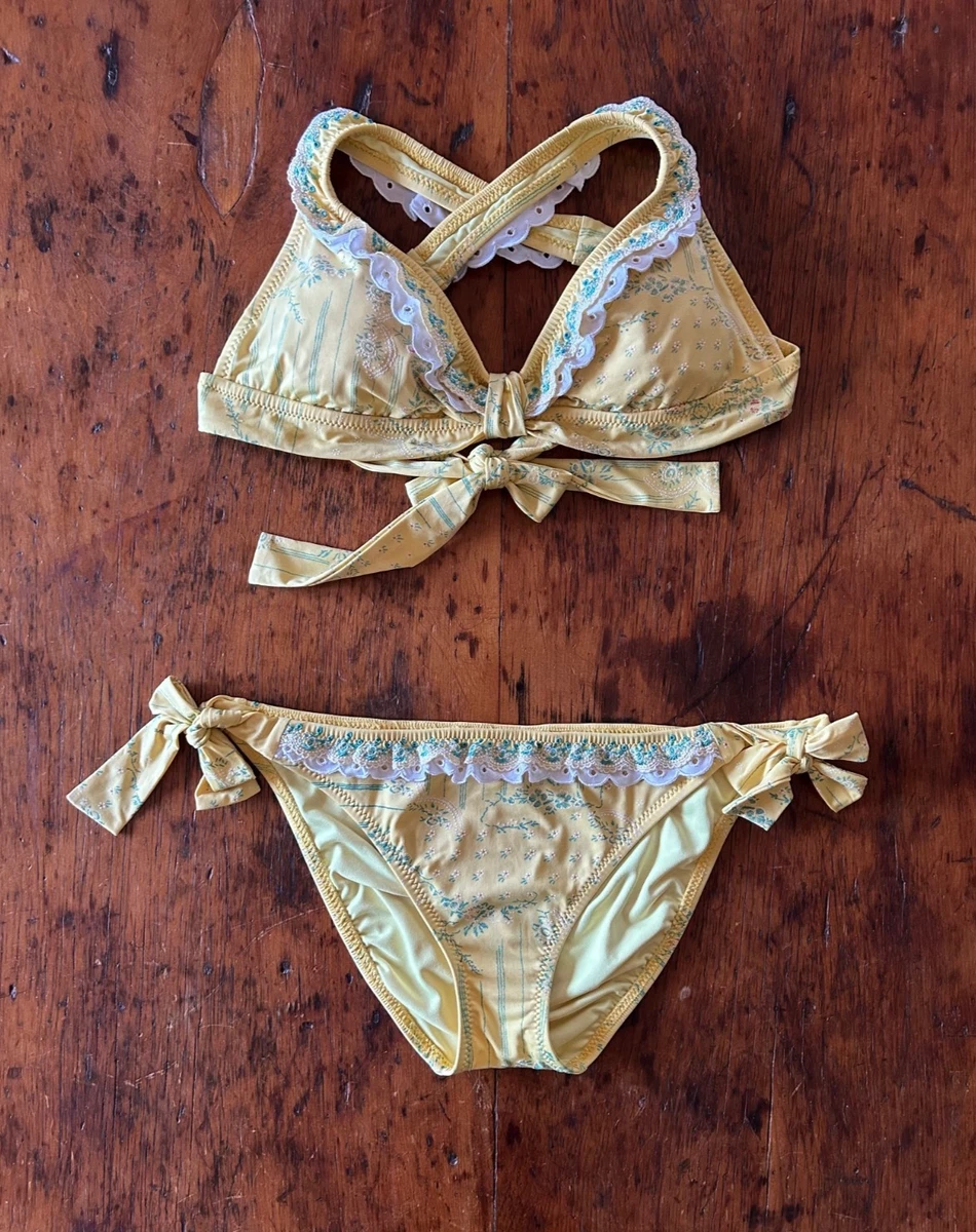 Betsey Johnson Yellow Bikini Swimwear for Women for sale | eBay