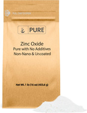 Pure Original Ingredients Zinc Oxide, Eco-Friendly Packaging, Non-Nano 1 Pound 