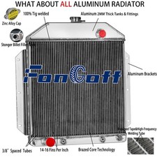 Fits Ford Cars Club Crestline Country Sedan V8 1949-1953 4-row Aluminum Radiator Fits Ford Cars Club Crestline Country Sedan V8 1949-1953 4-row Aluminum Radiator