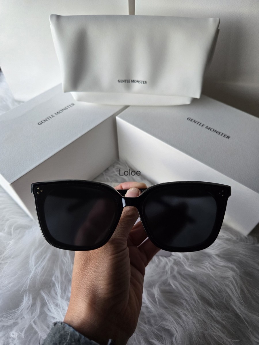 GentleMonster Loloe 01 Sunglasses Black Frame Black Lenses | eBay