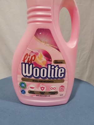 Lip Woolite Liquid Detergent 25 Washes Wool & Delicates W/ Keratin
