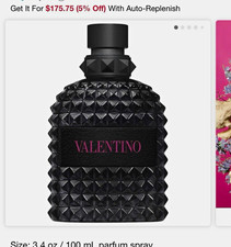Valentino Uomo Born in Roma Extradose Parfum Spray, 3.4 fl oz Regular Size