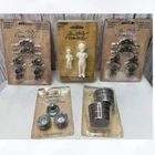 Tim Holtz Idea-ology Hardware Barrels Dolls Adornments Embellishments Lot of 5