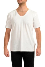 Hugo Boss Men's "Dartin" White V-Neck T-Shirt US 2XL IT 56