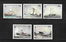 ALDERNEY MNH 1987 SHIPWRECKS SET SCOTT 32-6