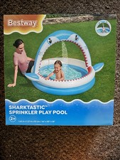 Best way Sharktastic Sprinkler Play Pool