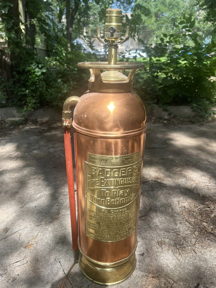 Badger's Fire Extinguisher ランプ Badger Fire Extinguisher In Collectible Firefighting & Rescue
