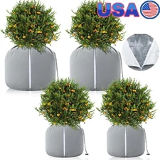 4pcs Winter Plant Covers Thickened Frost Protection Pots Shrubs Outdoors New