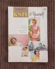 1950-1960s American Thread Co. No 136 "Knit It Yourself" Booklet Vintage