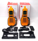 New ListingMotorola Xt801 Dect 6.0 Waterproof Cordless Phone (Lot of 2) Connect Cell Orange
