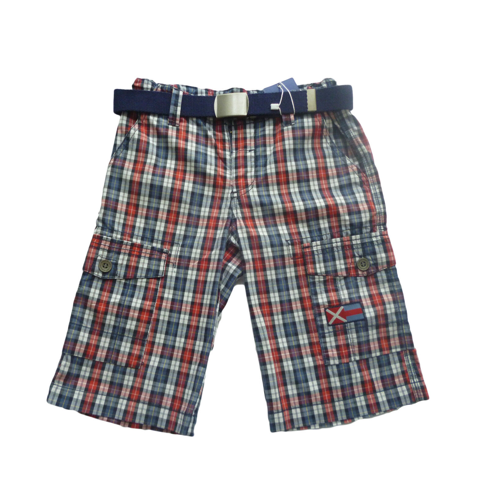 Pantalones cortos niño , shorts de Losan , rojo ,talla 8 años...